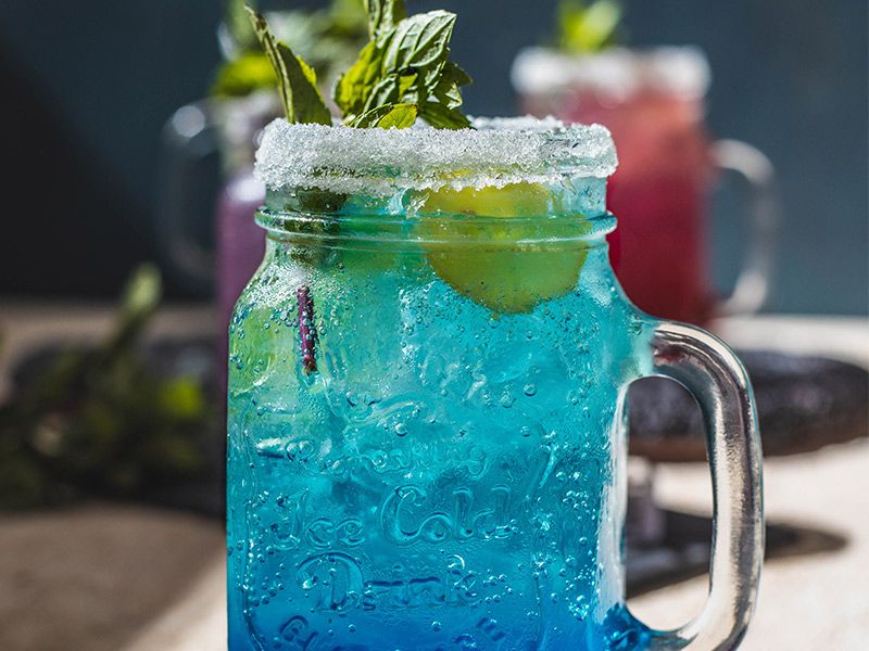 Blue Curacao Mojito
