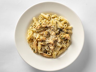 Blue Spinach Pasta