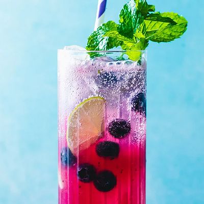 Blueberry mojito