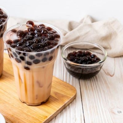 Vanilla Latte boba