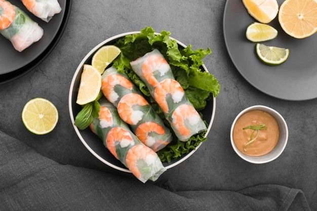 Lemon Shrimp Roll