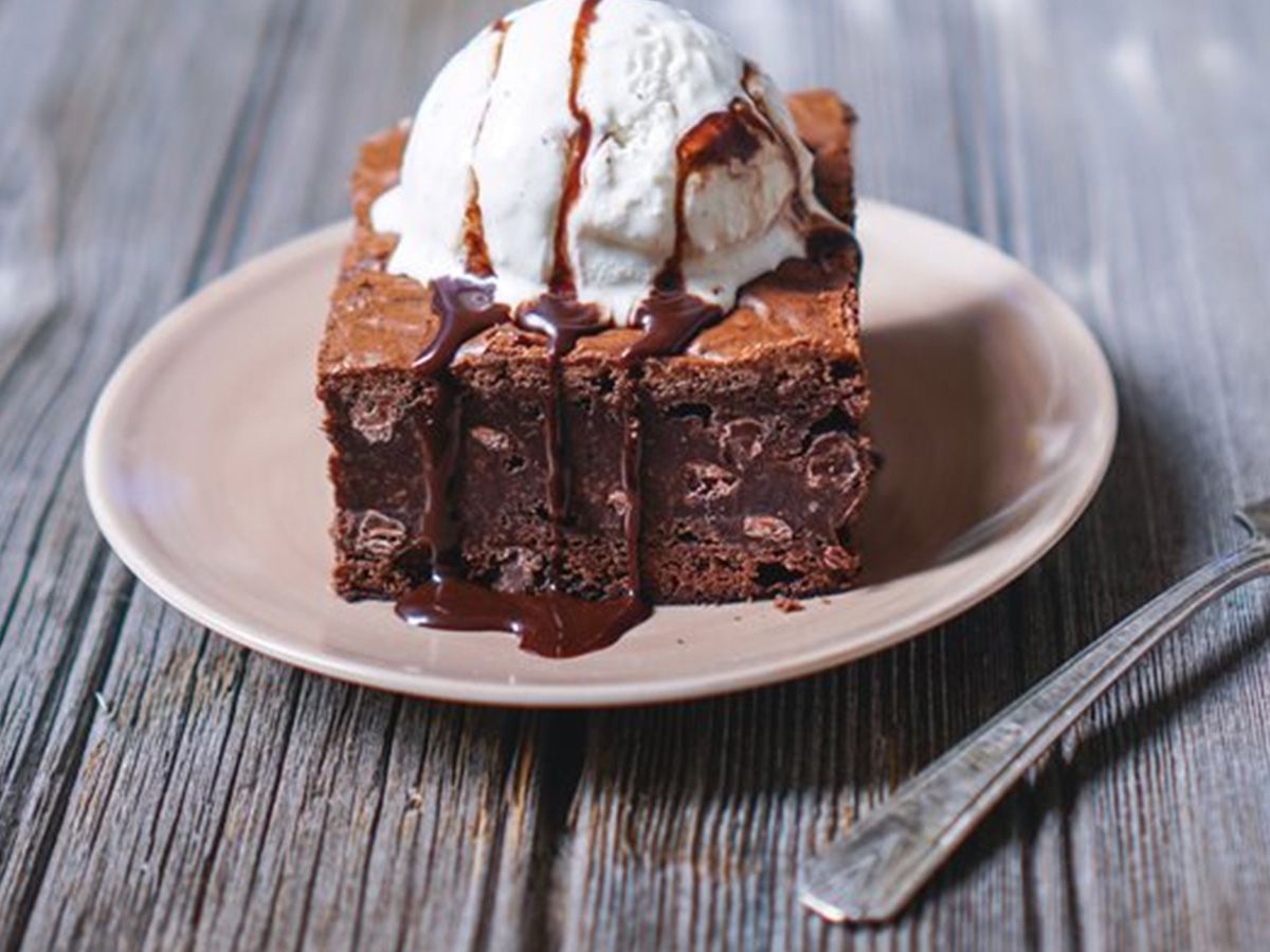 Brownies With Ice Cream