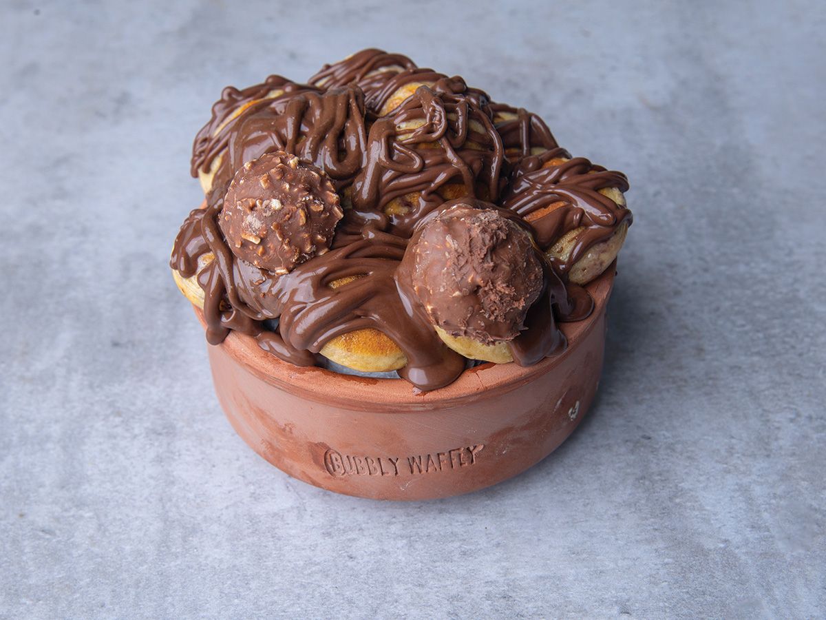 Rocher Mini Pancake Casserole