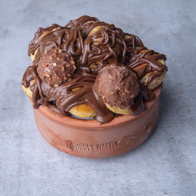 Rocher Mini Pancake Casserole