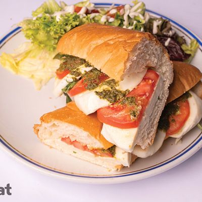 Buffalo cheese sandwich