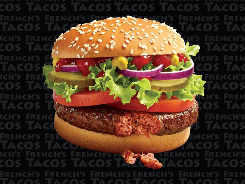 Simple Burger Sandwich