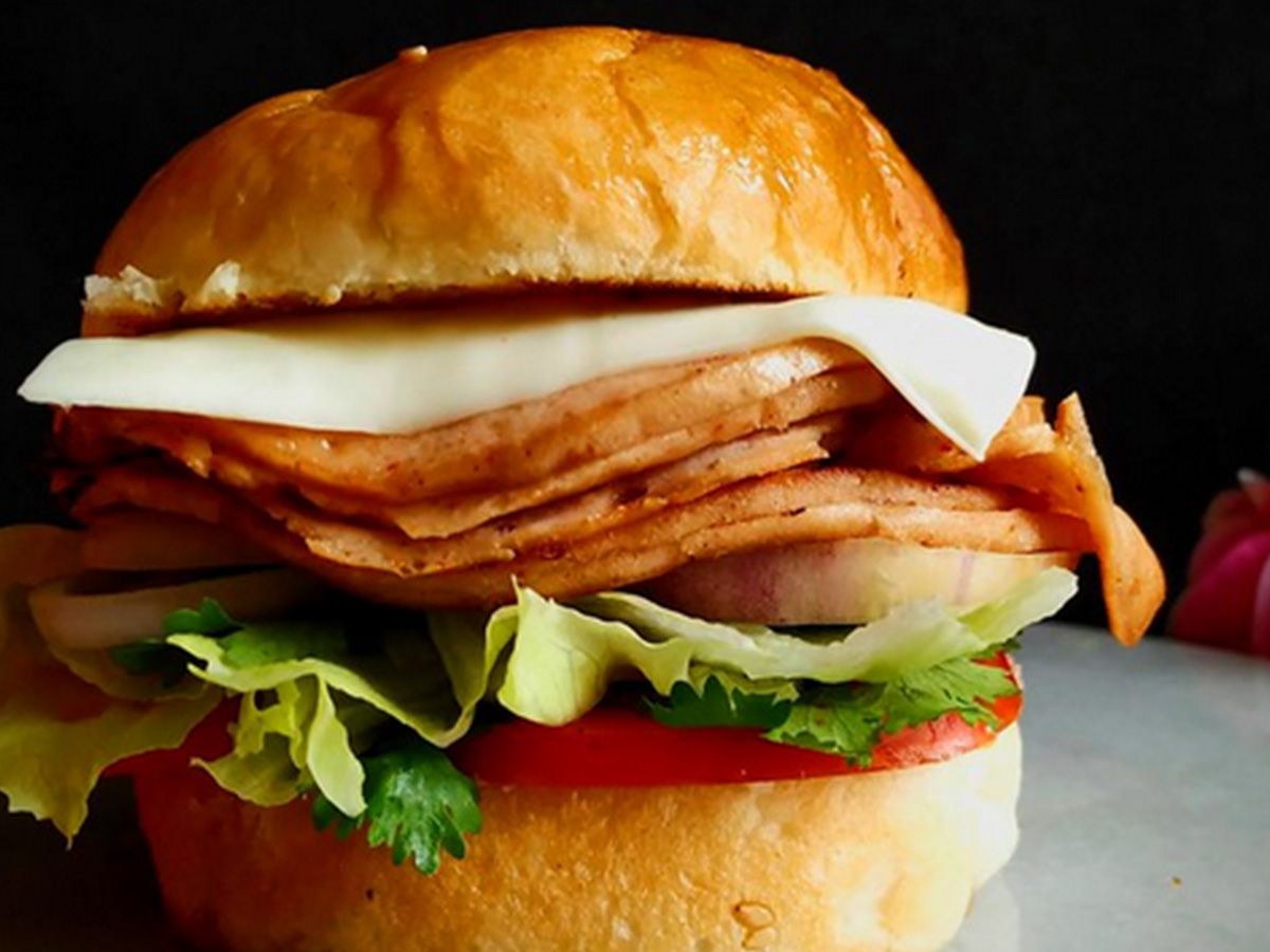 Chicken Salami Burger