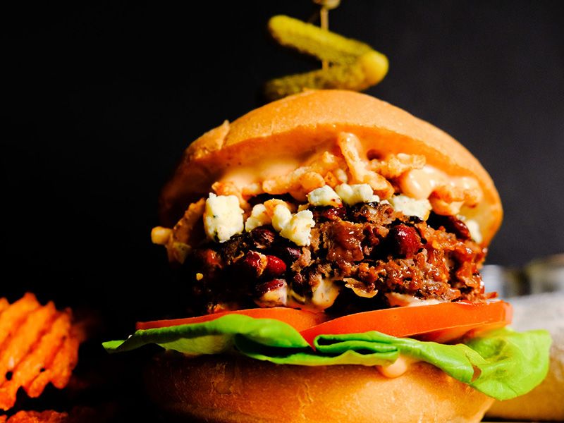 BBQ Burger Sandwich