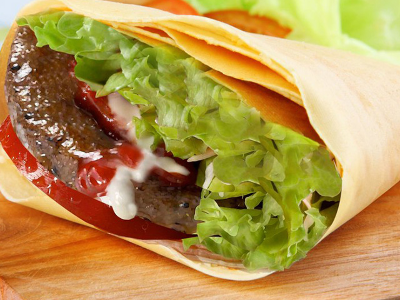 Beef Burger Crepe