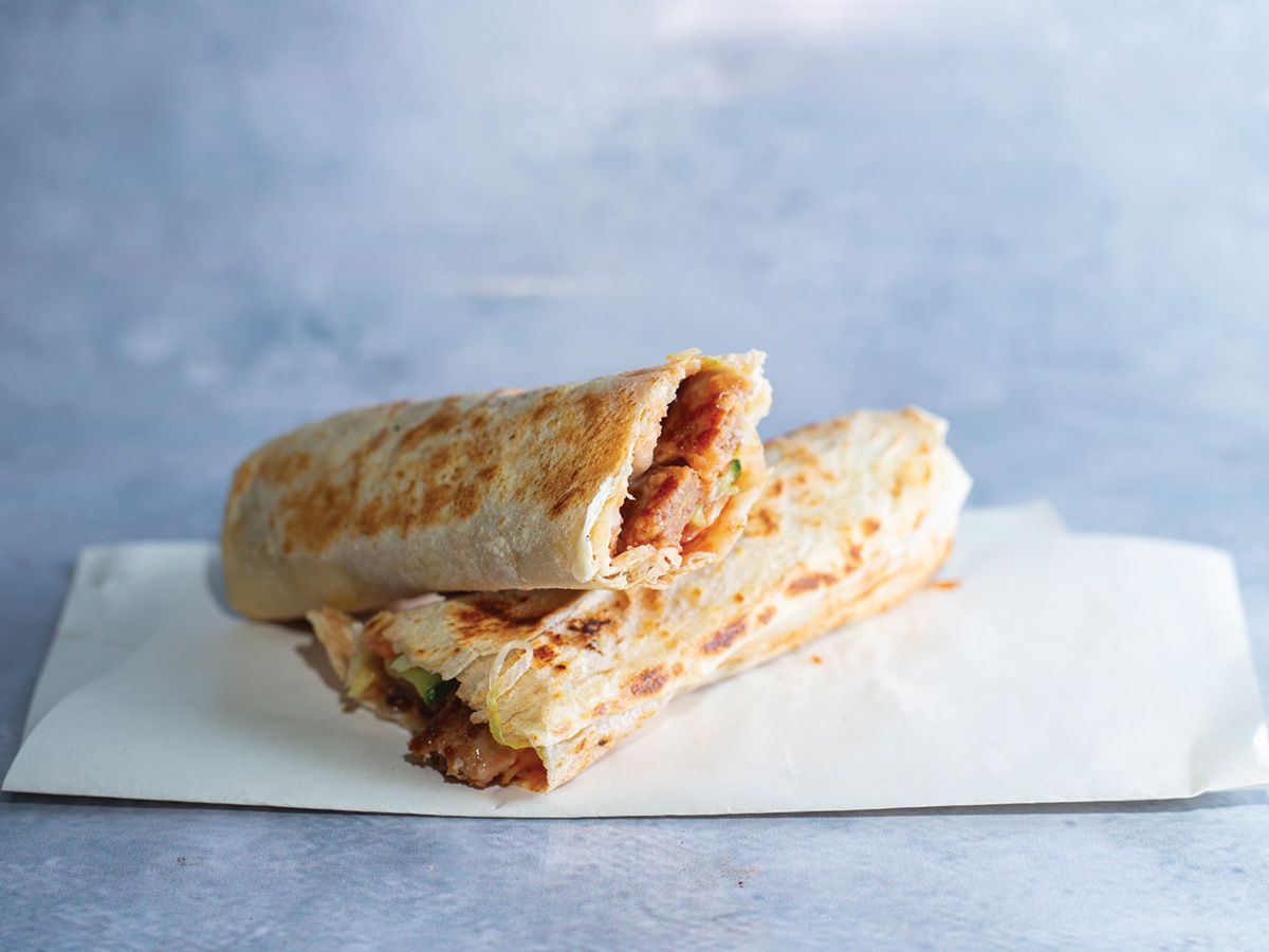 Burger Syrian Bread