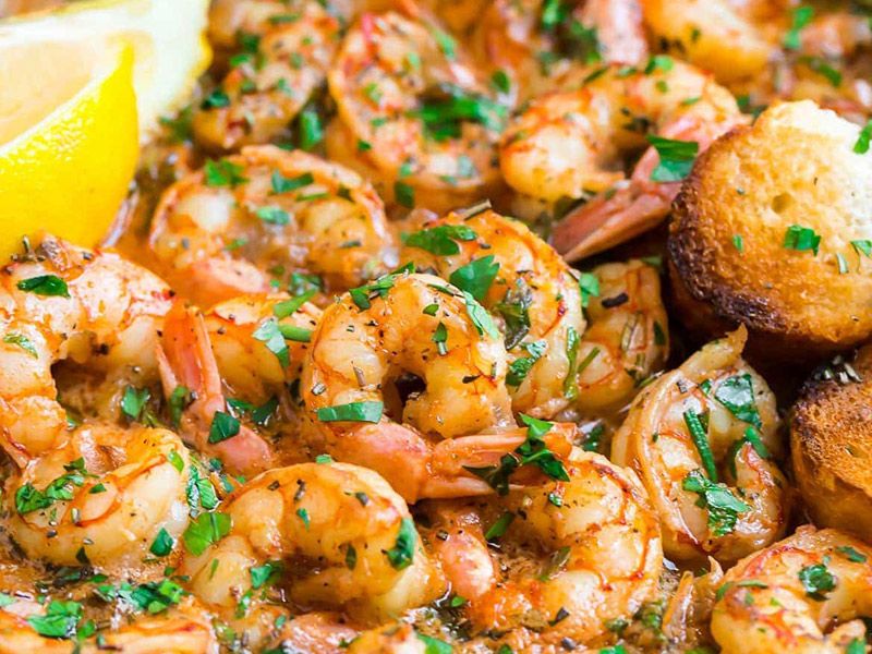 Shrimp With Lemon Sauce