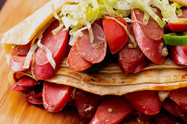 Hot Dog Crepe