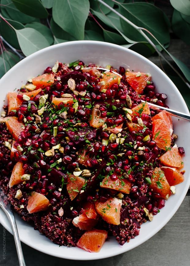 Beetroot Quinoa Pomegranate Salad