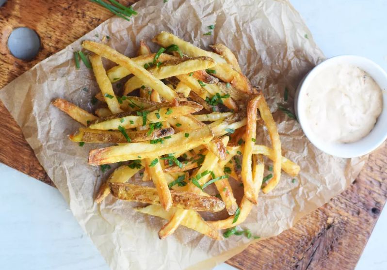 French Fries With Vegetables