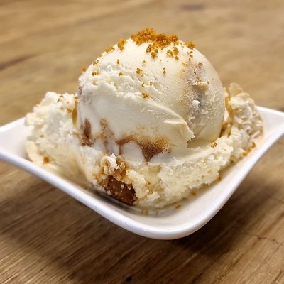 caramel cheesecake Mix ice cream