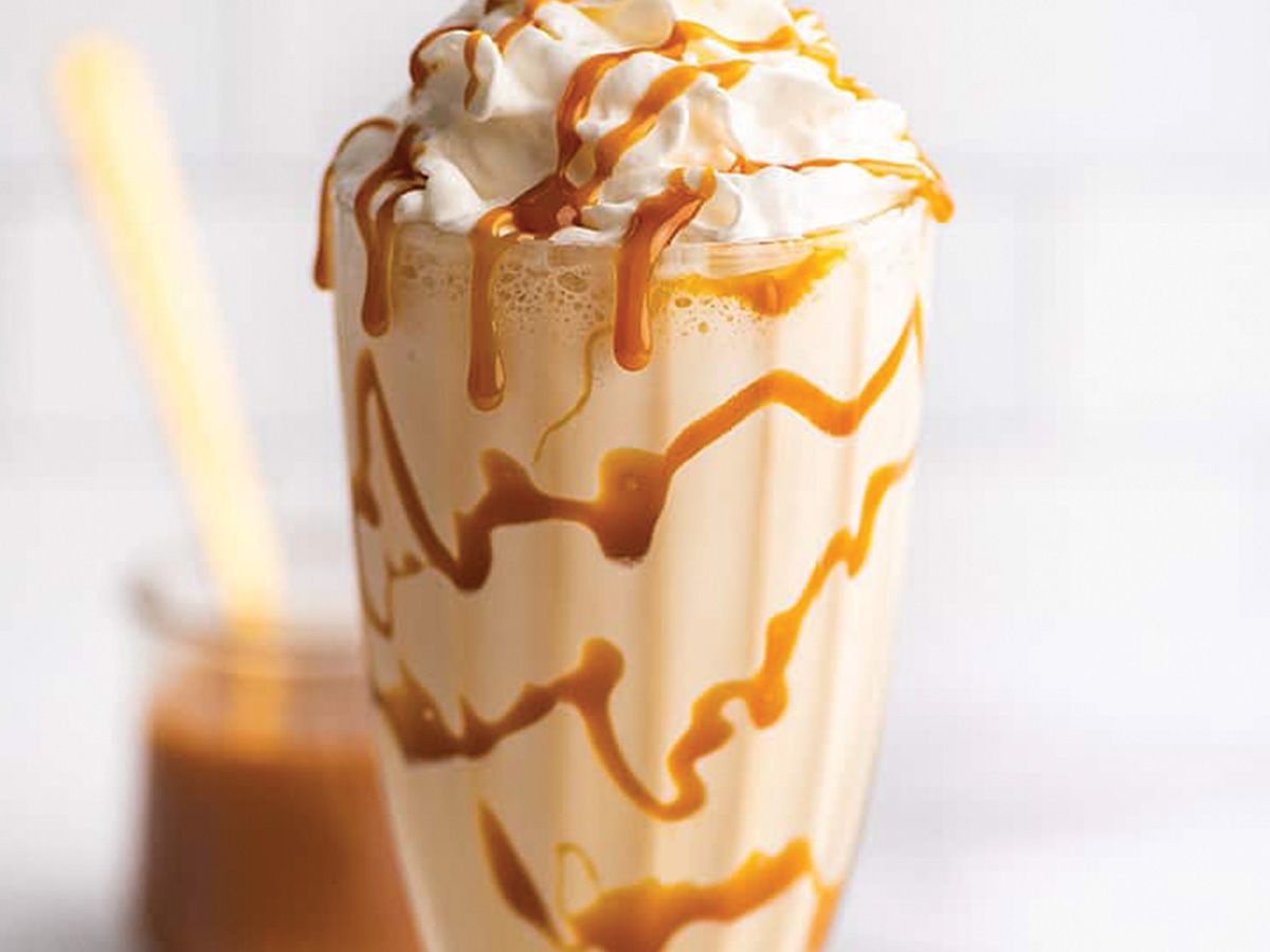 Caramel milkshake