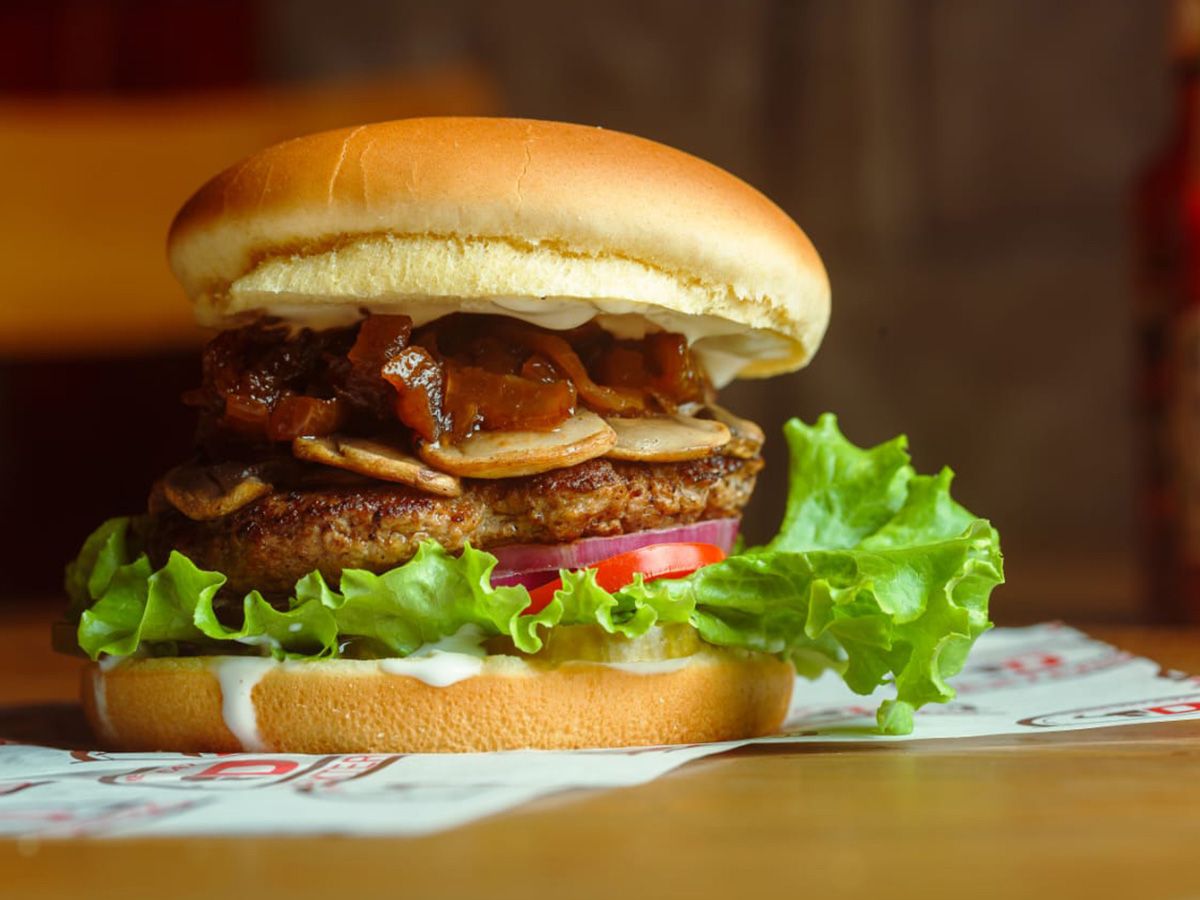 Caramelize Onion Burger