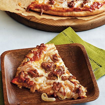 Oriental Sausage Pizza