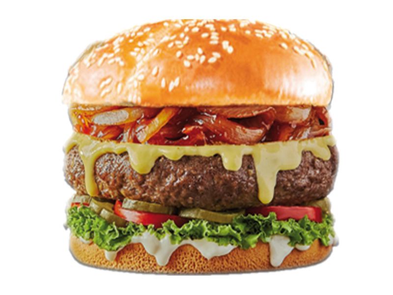Caramelize Beef Burger Sandwich 170 Gm