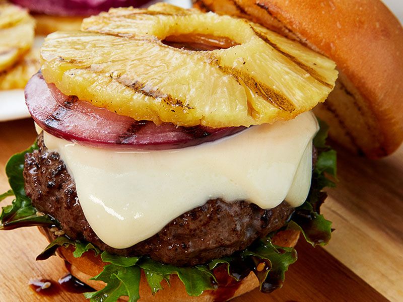 Caribbean Burger Sandwich