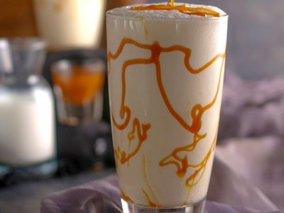 Vanilla And Caramel Milkshake