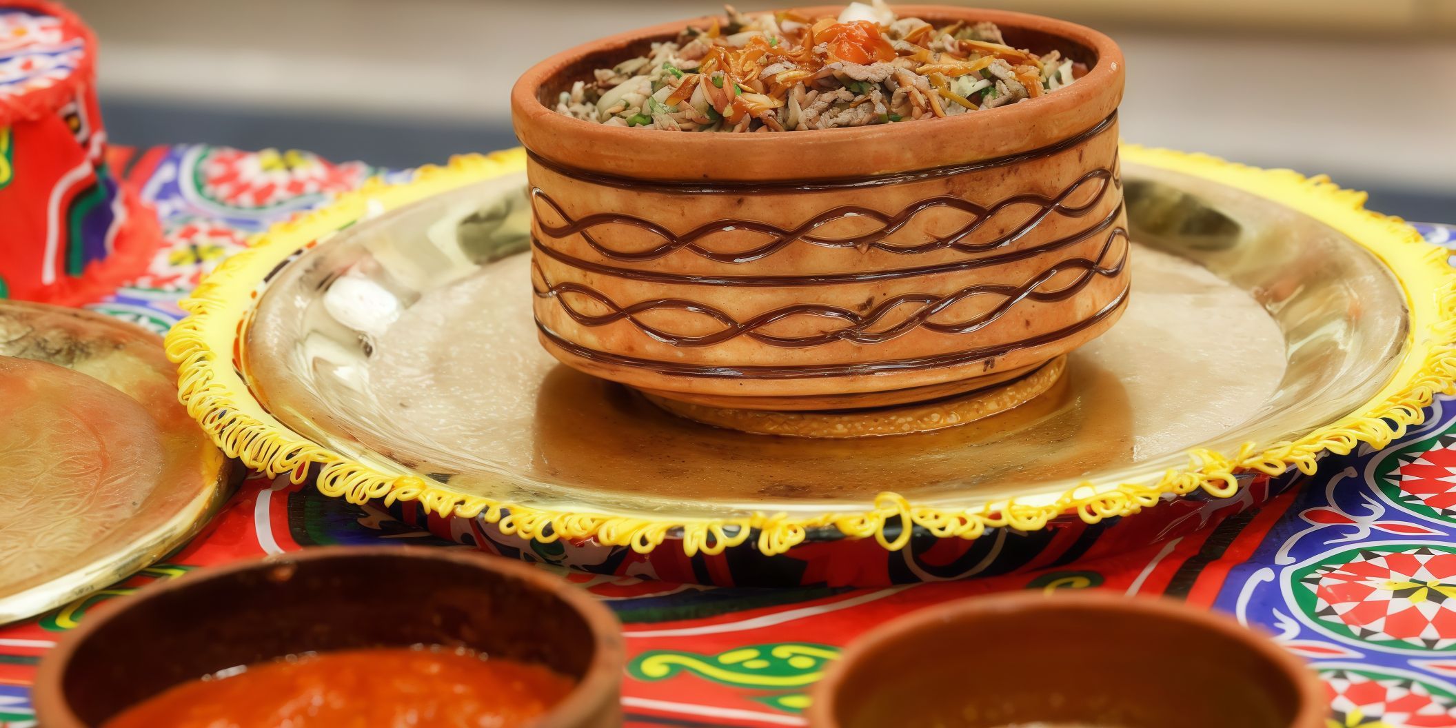 Special Gero Koshary With Chicken Shawerma