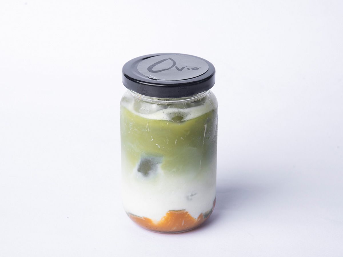 Iced Salted Caramel Matcha