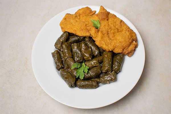 1/4 Pane With Vine Leaves Meal