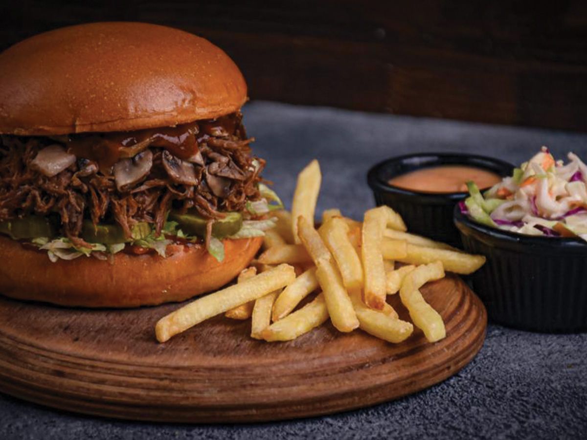 Champs Burger Brisket Sandwich
