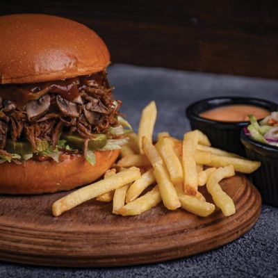 Champs Burger Brisket Sandwich