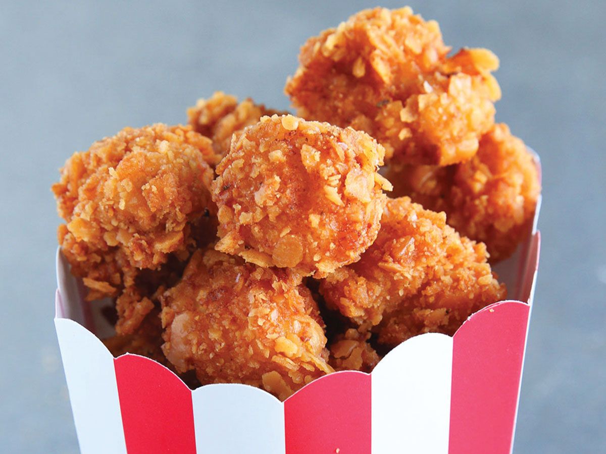 Cheddar Chicken Pop Corn
