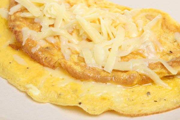 Cheddar Cheese Omelette Sandwich