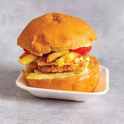 Cheese Chicken Burger Sandwich