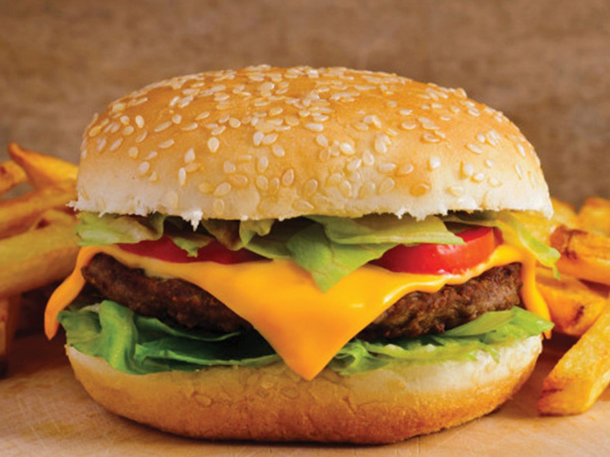 Meat Cheeseburger (Jumbo 150 Gm) Bun Sandwich