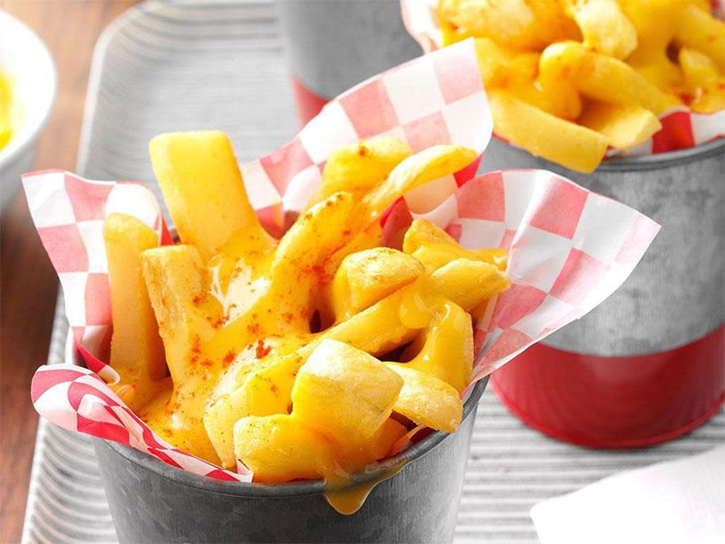 Jalapeno Fries With Cheese Sauce
