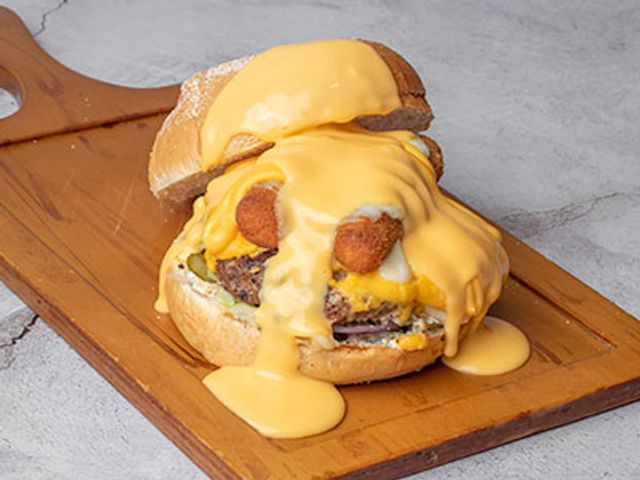 Cheese Madness Burger Sandwich