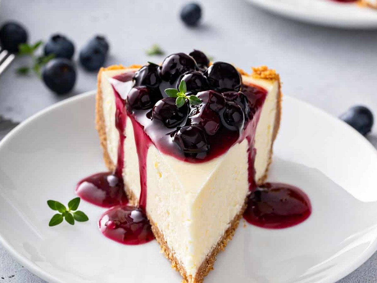 Blueberry cheese cake