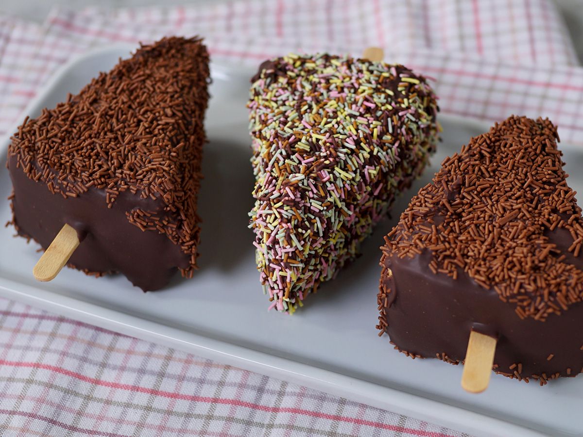 On a stick Cheesecake