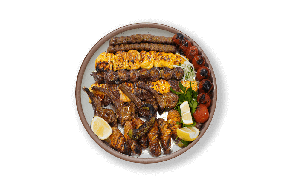 1/4 Mixed Kebab Meal