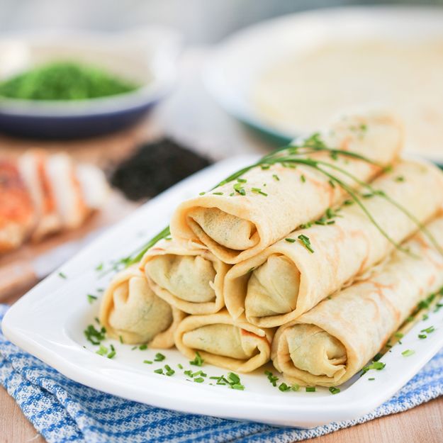 Chicken Pane Crepe Roll