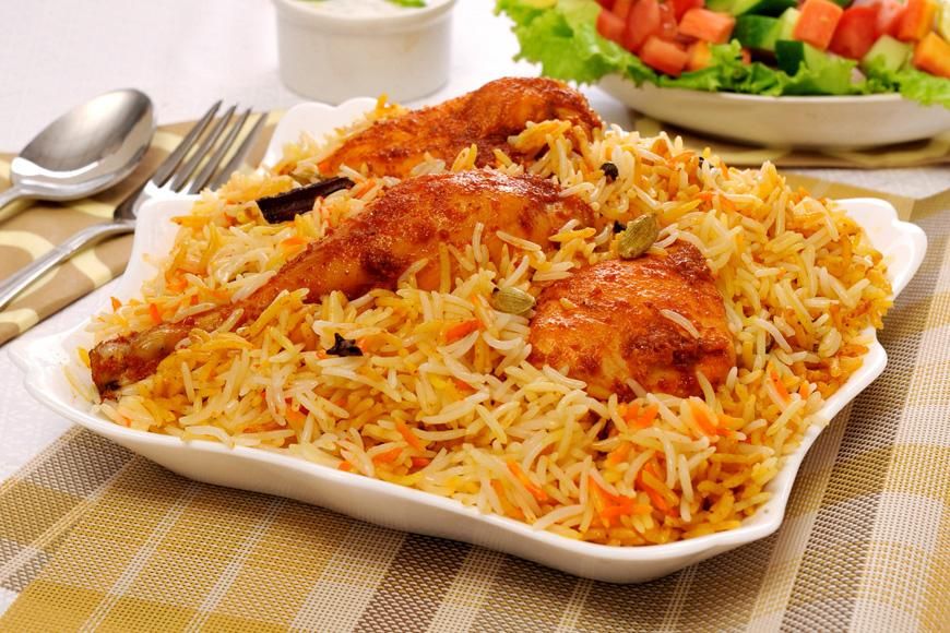 Half Biryani Chicken