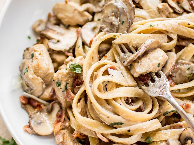 Chicken Mushroom Pasta