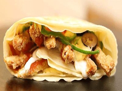 Chicken Strips Crepe