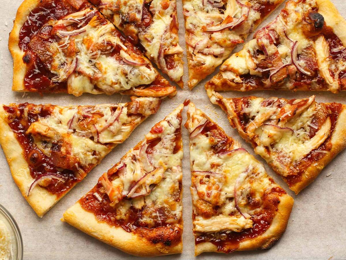 Chicken Barbecue pizza