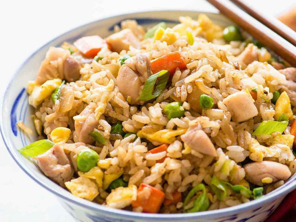 Fried rice with chicken