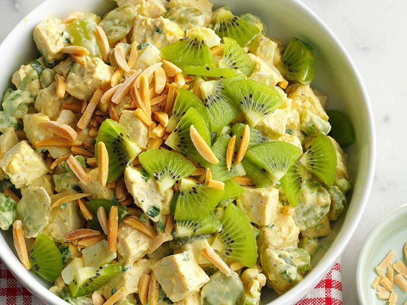 Chicken With Almonds Salad