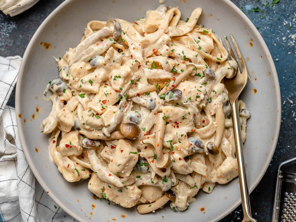 Chicken mushroom pasta