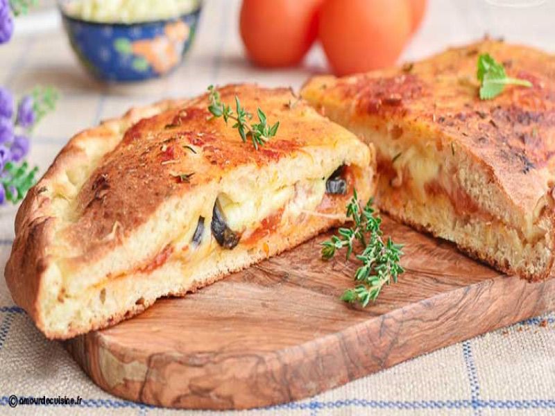 BBQ Chicken Calzone