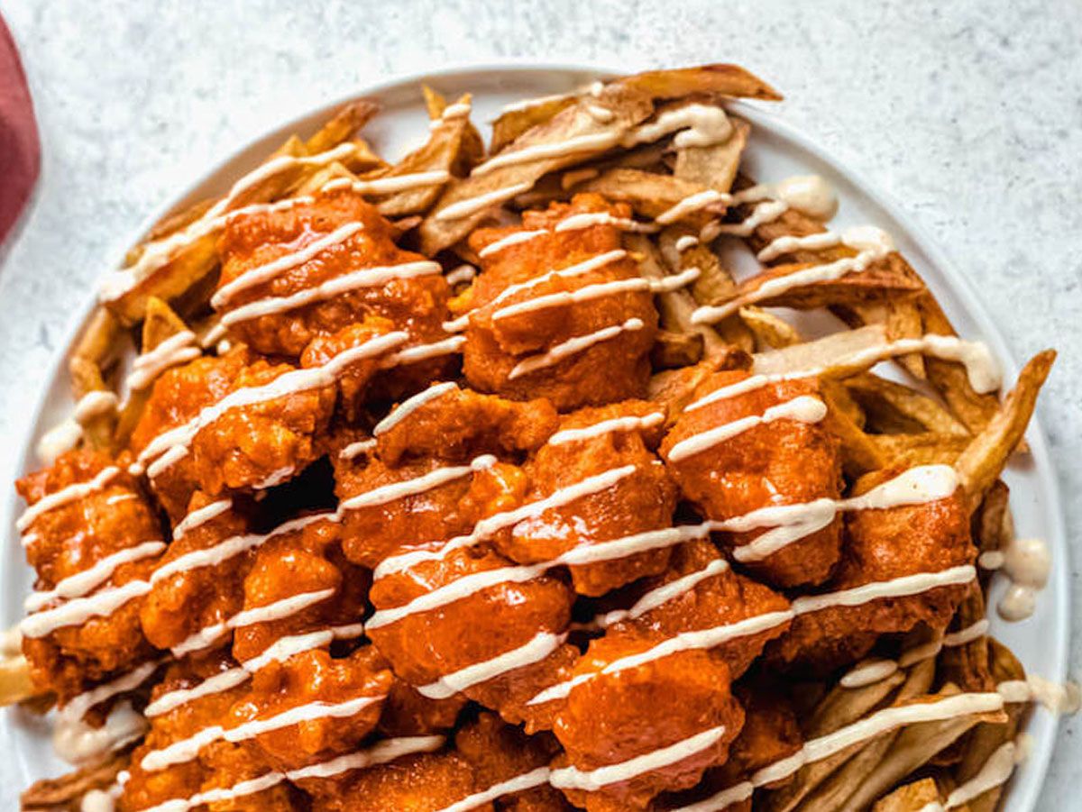Chicken Buffalo Fries Casserole