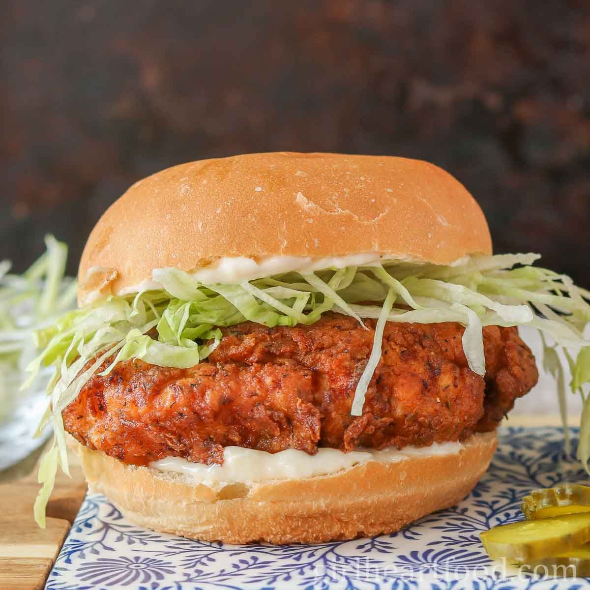 Jalapeno chicken sandwich